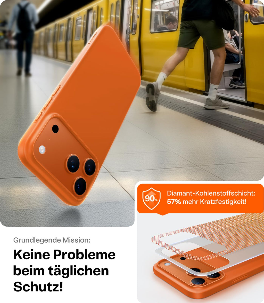 Ultra dünne MagSafe transparente iPhone Hülle