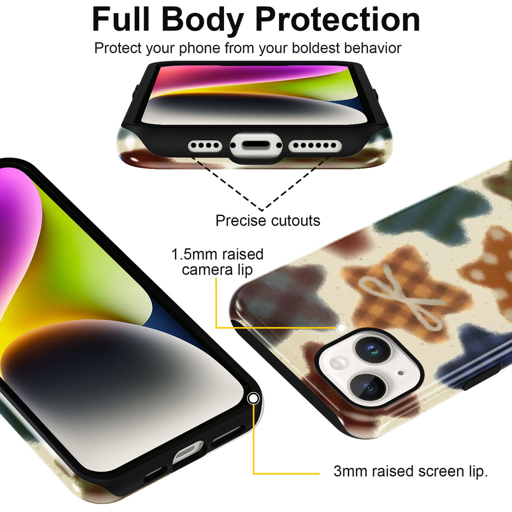 Ästhetische gemusterte iPhone Hülle