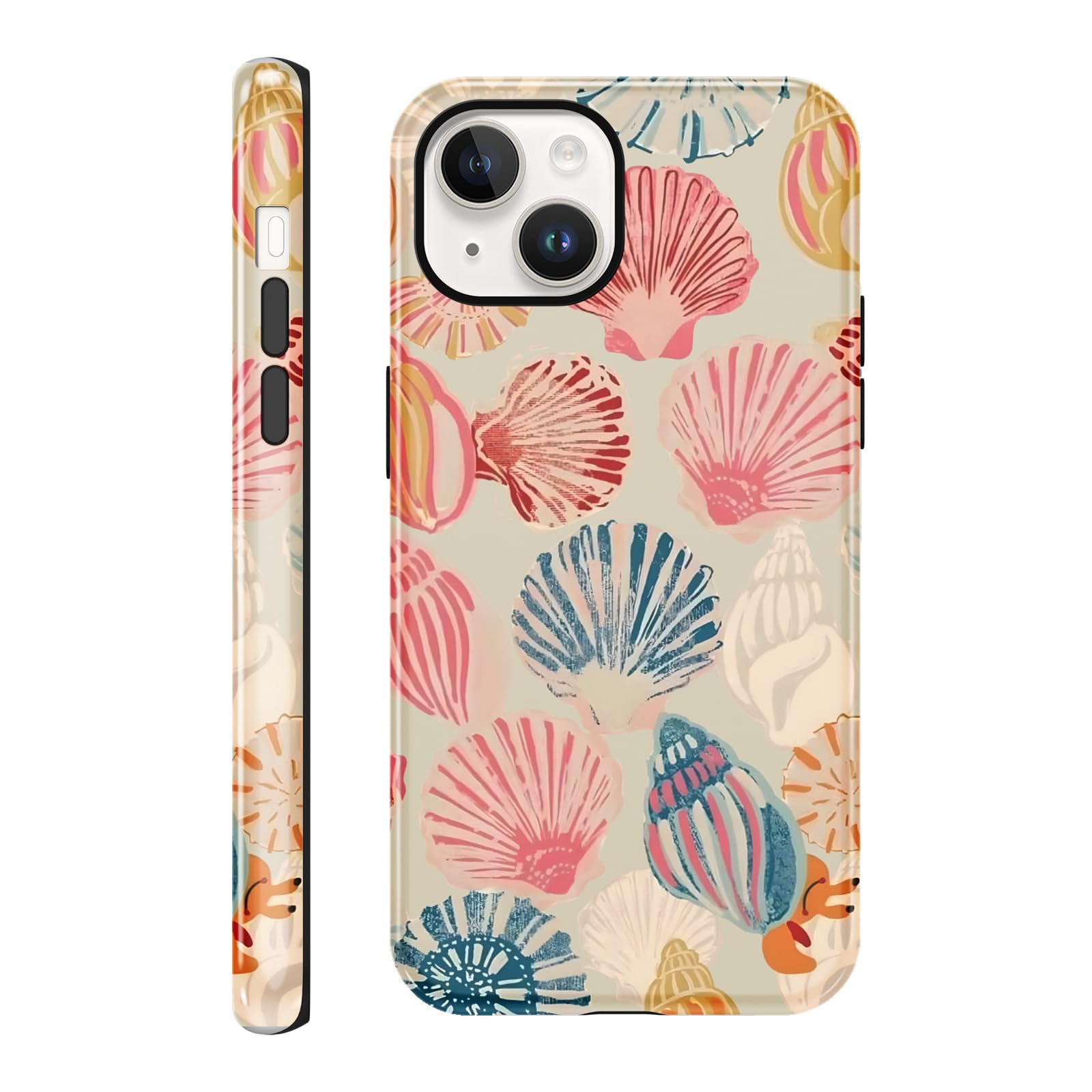 Sommerliche Muscheldesign iPhone Hülle