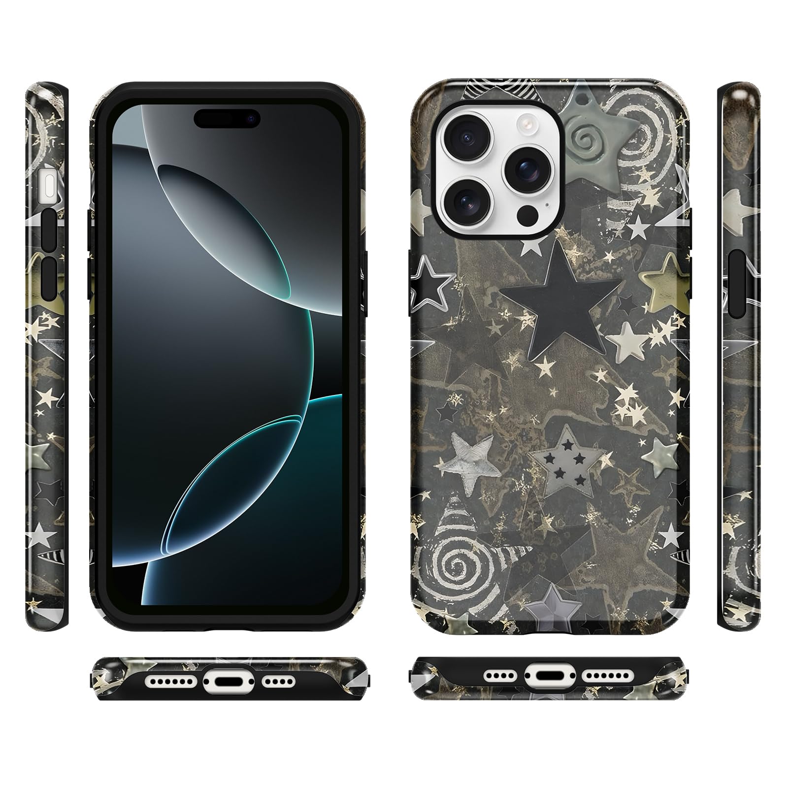 Ästhetische gemusterte iPhone Hülle