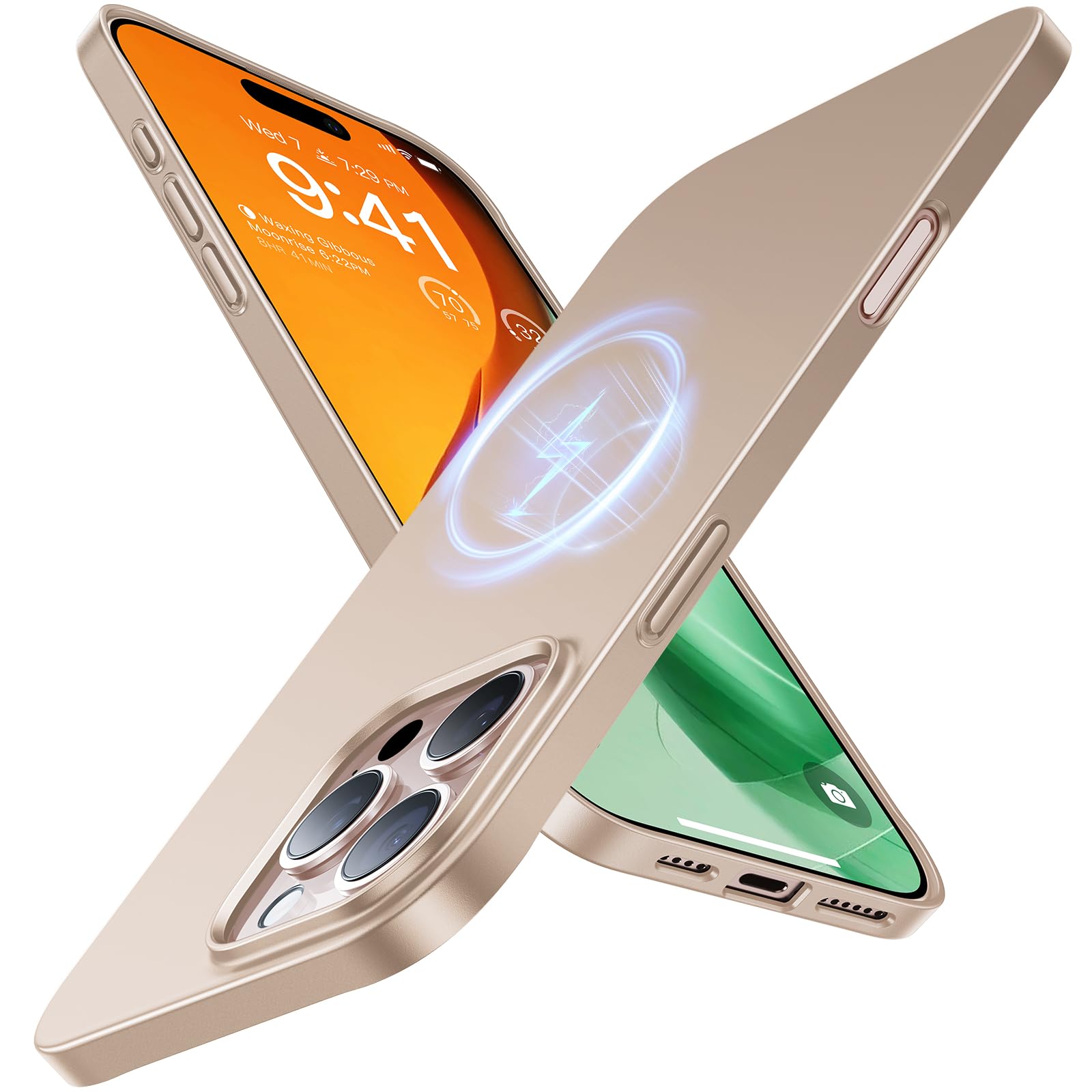 Ultra dünne MagSafe transparente iPhone Hülle