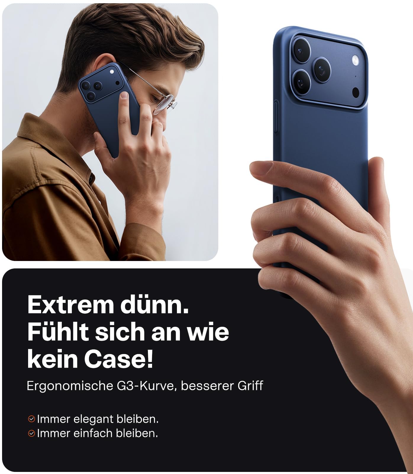 Ultra dünne MagSafe transparente iPhone Hülle