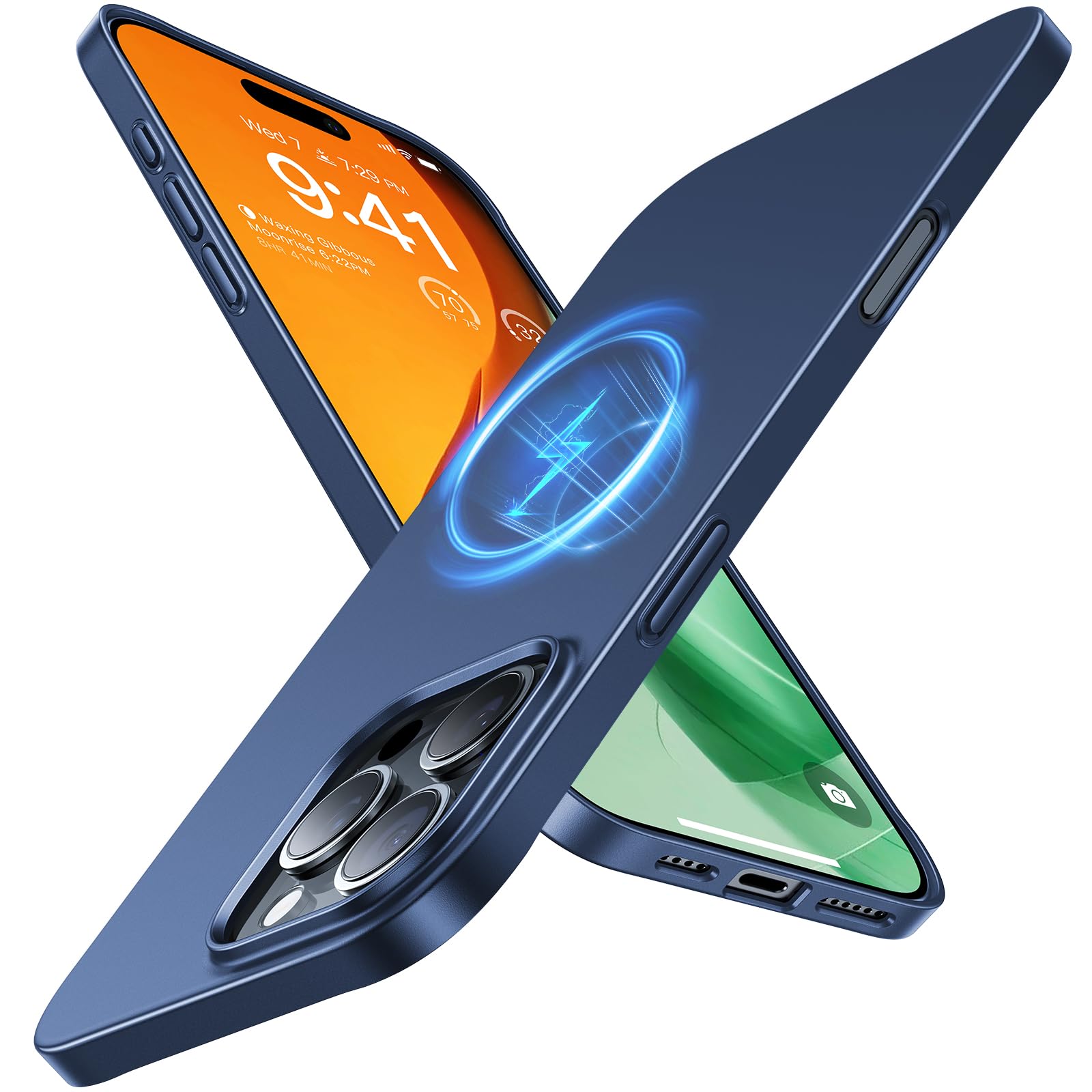 Ultra dünne MagSafe transparente iPhone Hülle