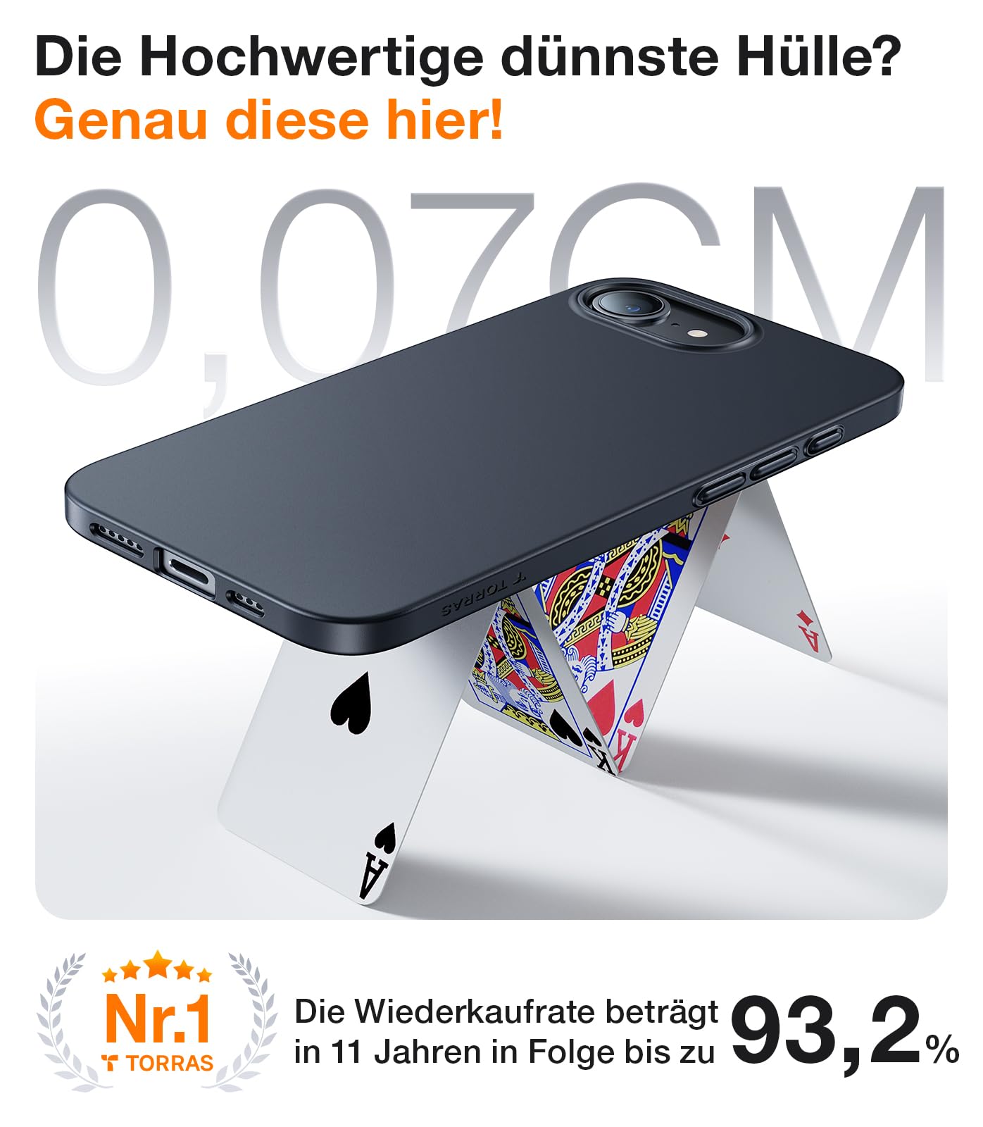 Ultra dünne MagSafe transparente iPhone Hülle