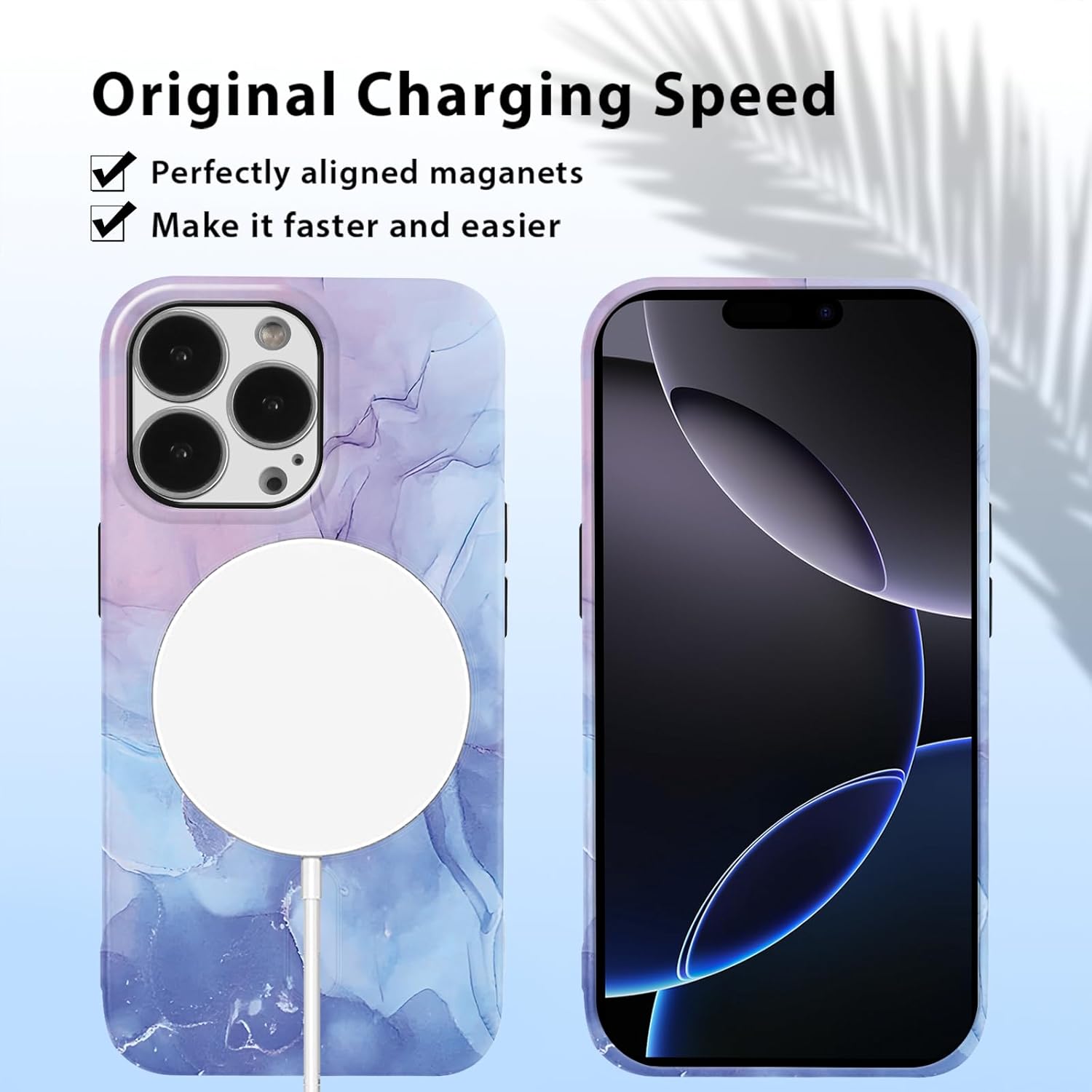 Magsafe Mamor design iPhone Hülle