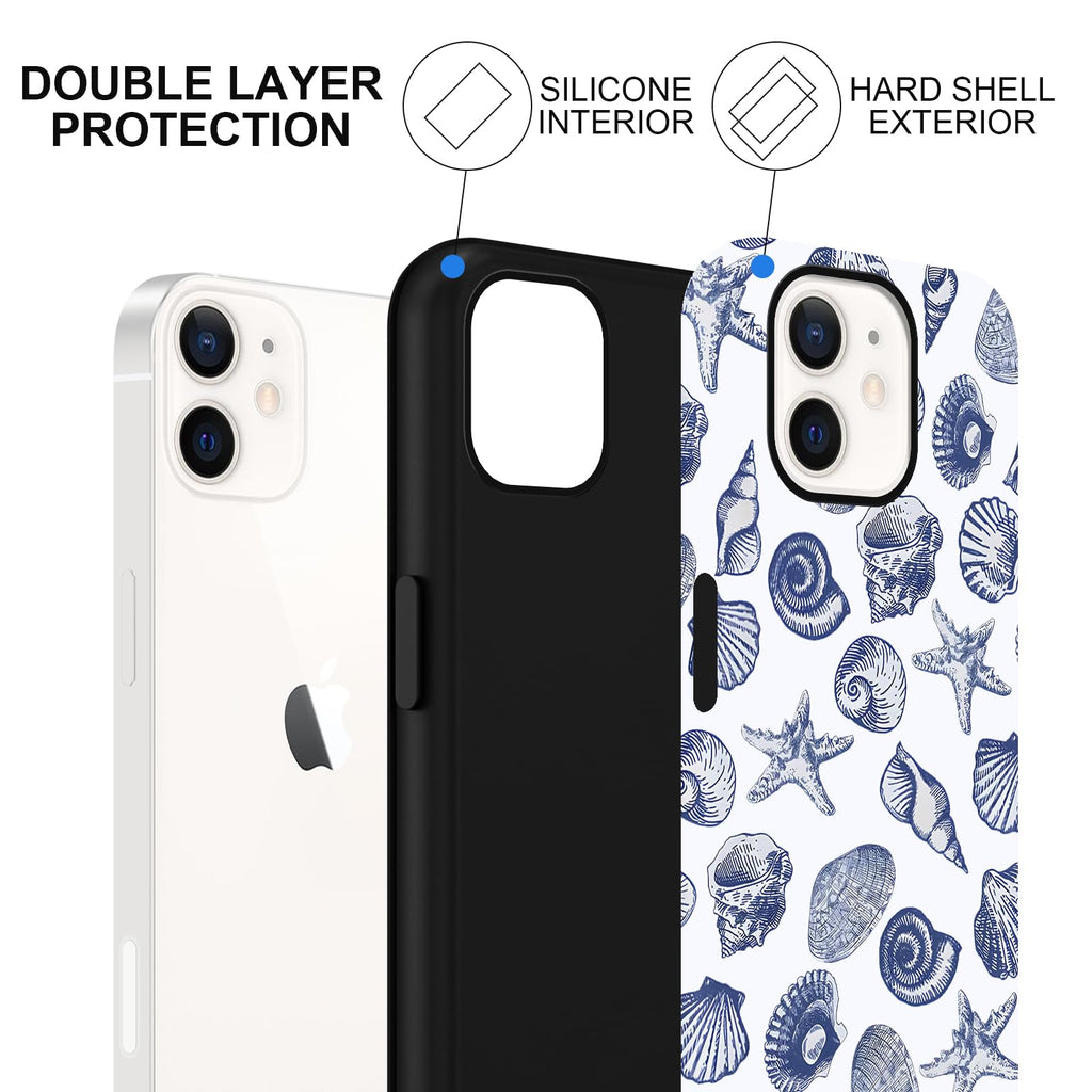 Sommerliche Muscheldesign iPhone Hülle