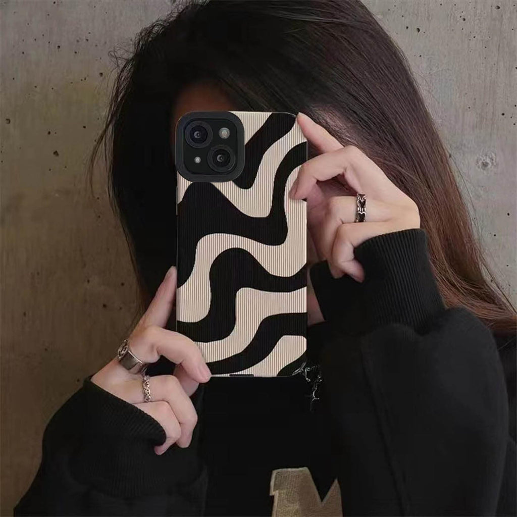 Zebra Silikon iPhone Hülle