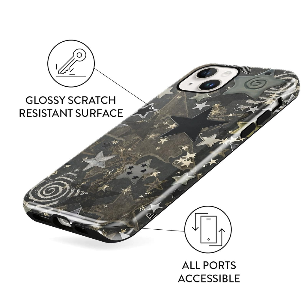 Ästhetische gemusterte iPhone Hülle