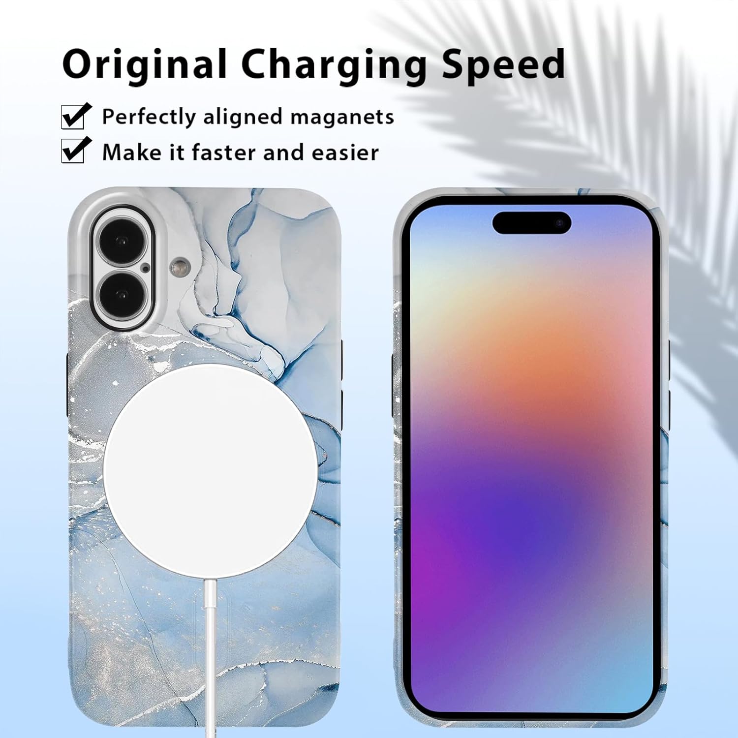 Magsafe Mamor design iPhone Hülle
