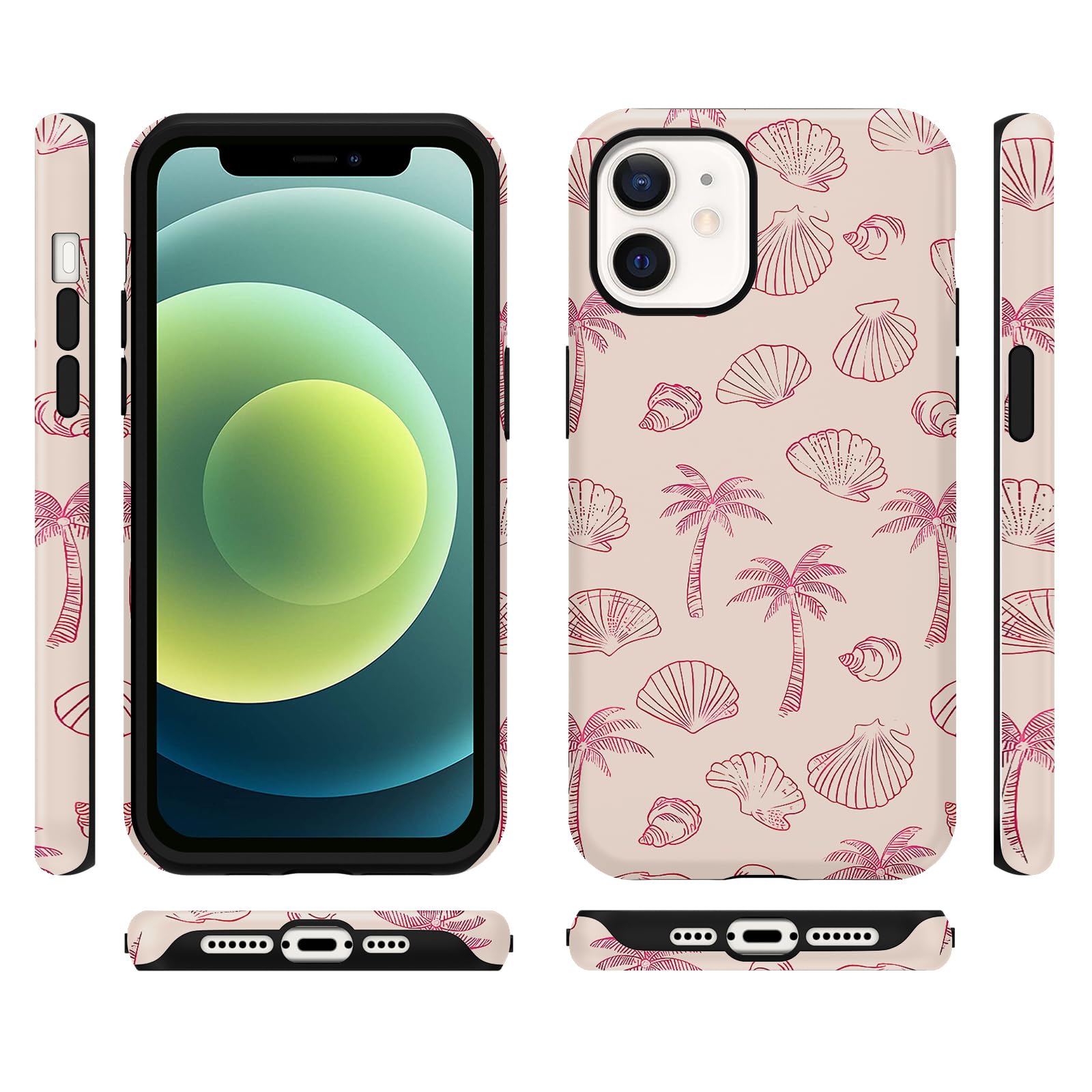 Sommerliche Muscheldesign iPhone Hülle