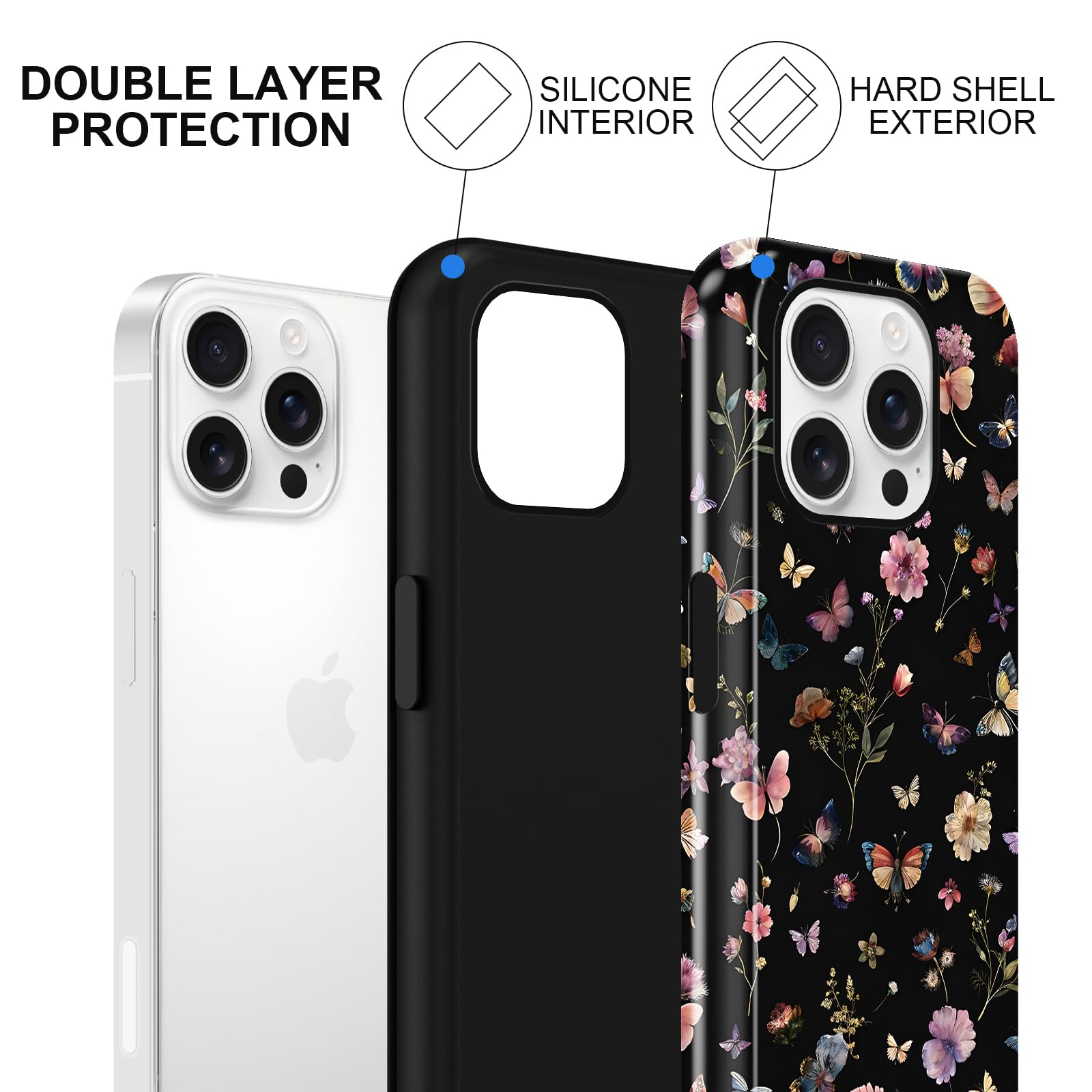 Ästhetische gemusterte iPhone Hülle