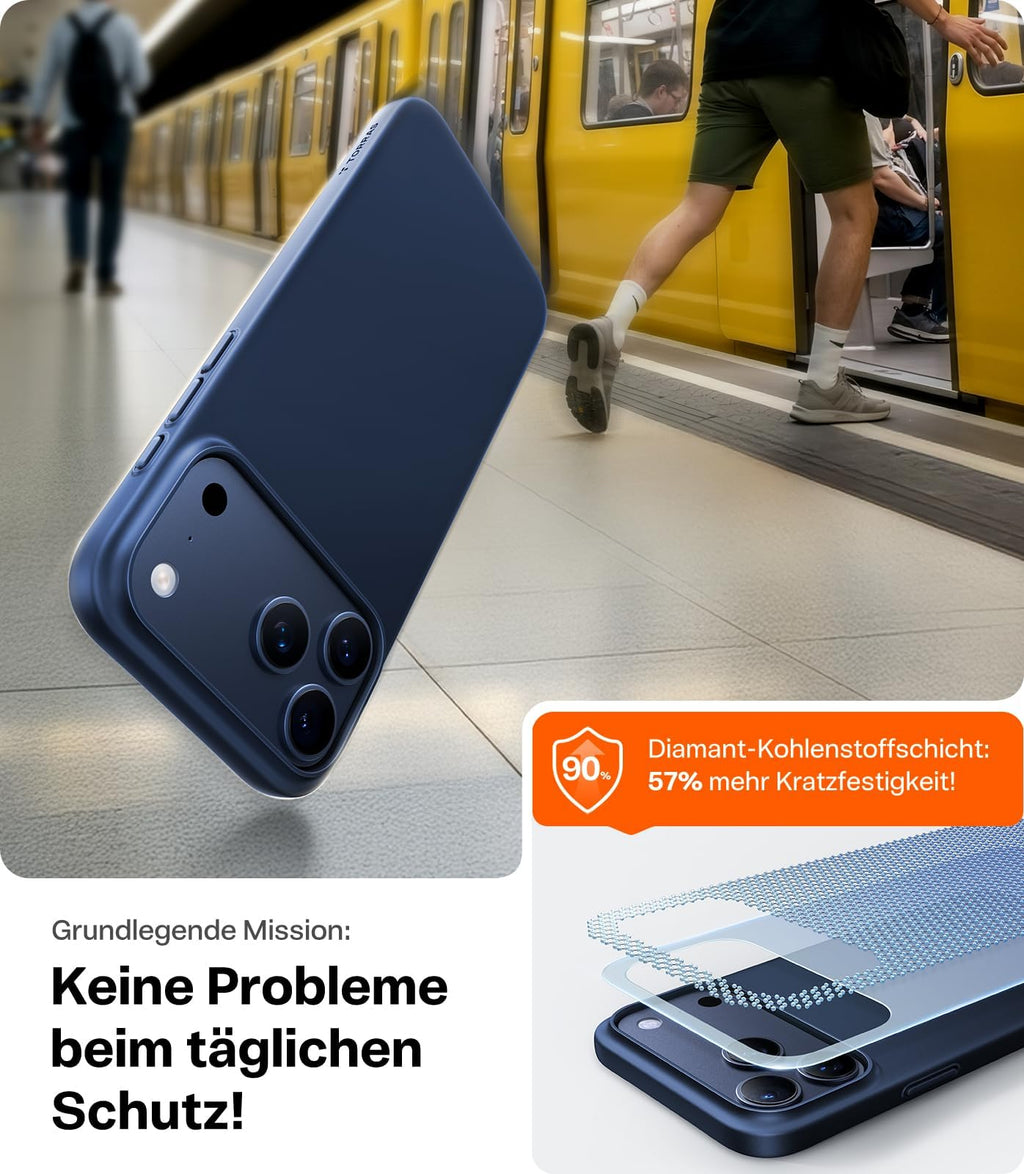 Ultra dünne MagSafe transparente iPhone Hülle