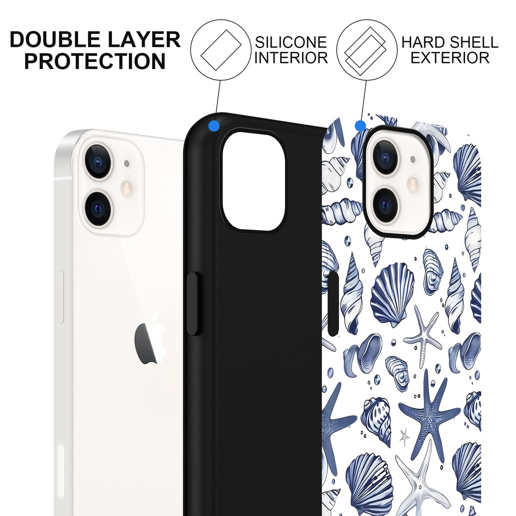 Sommerliche Muscheldesign iPhone Hülle