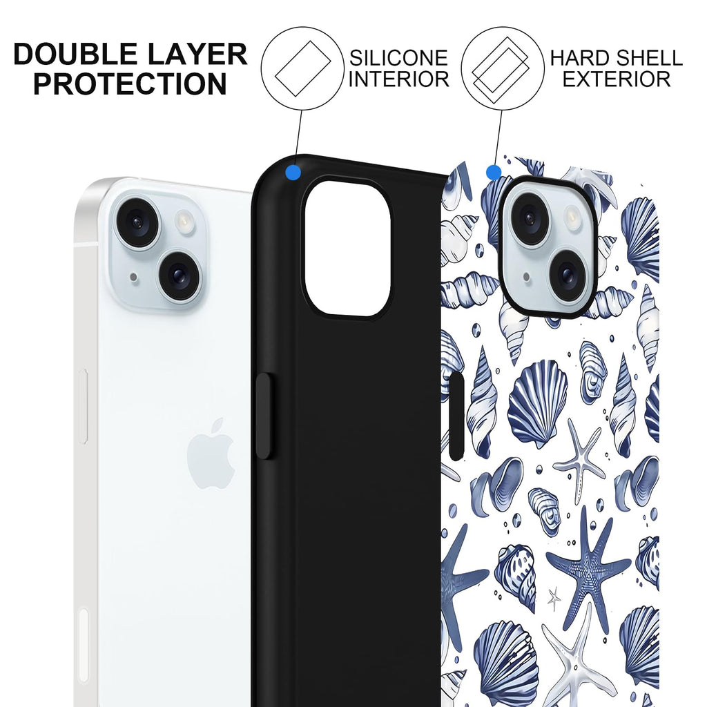 Sommerliche Muscheldesign iPhone Hülle