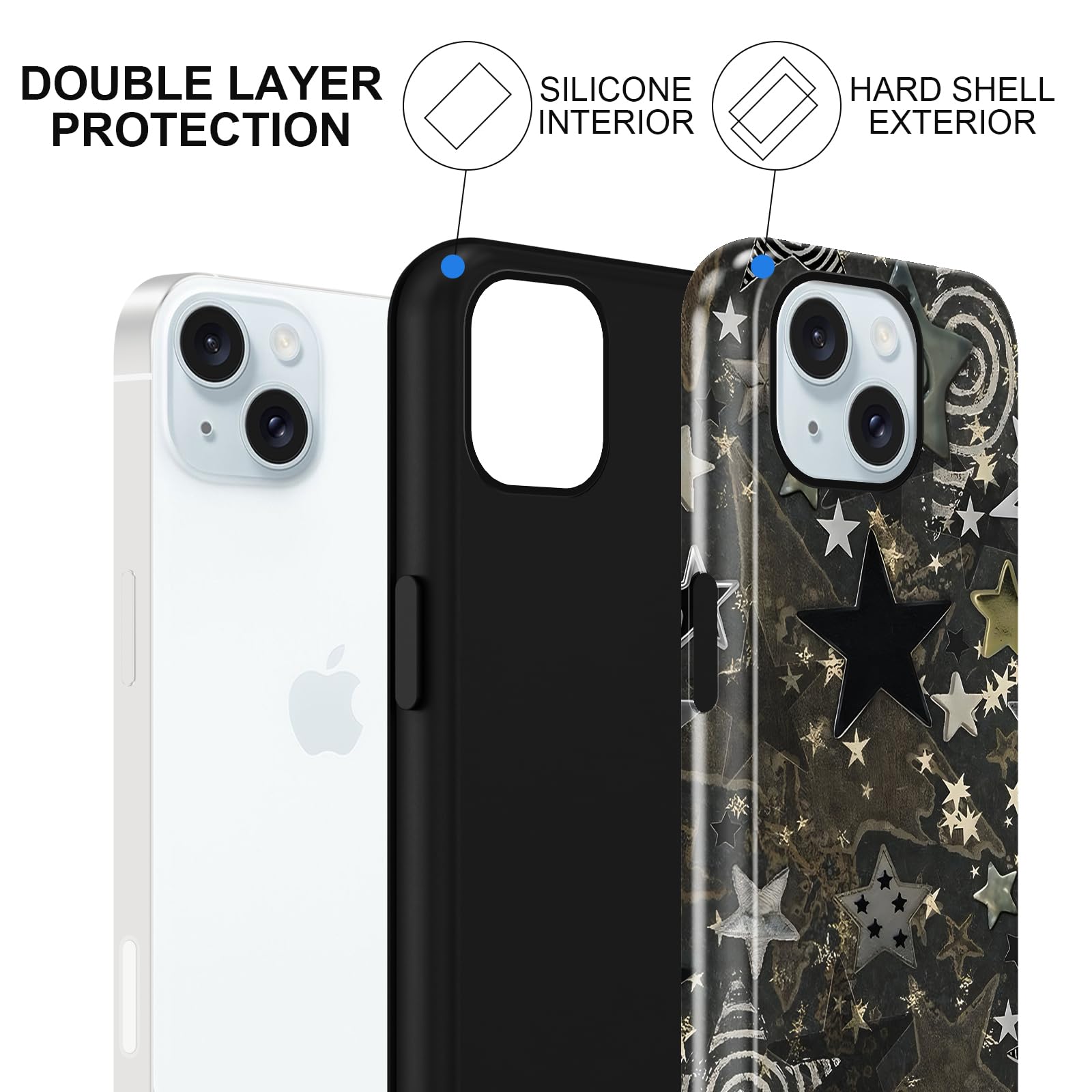 Ästhetische gemusterte iPhone Hülle