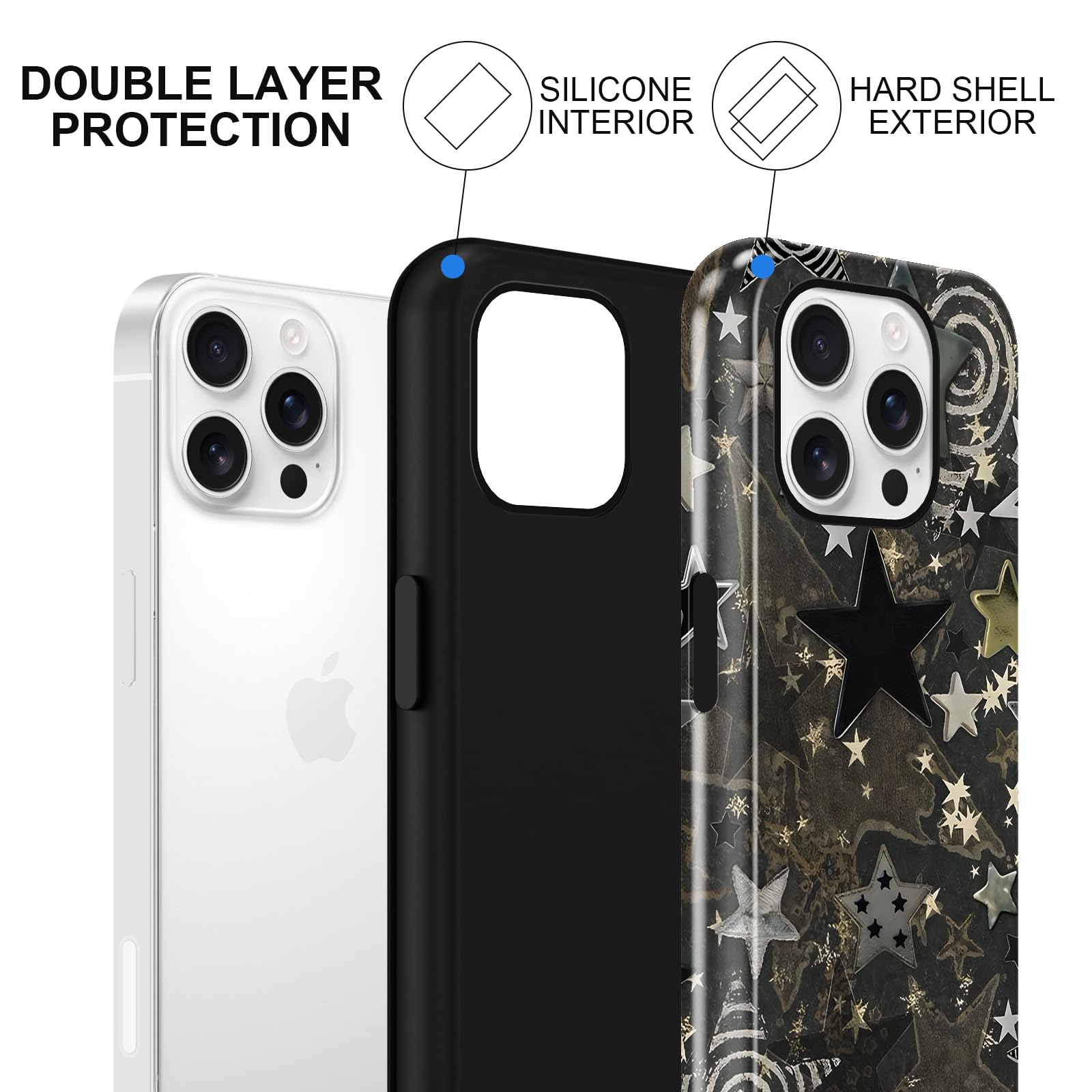 Ästhetische gemusterte iPhone Hülle