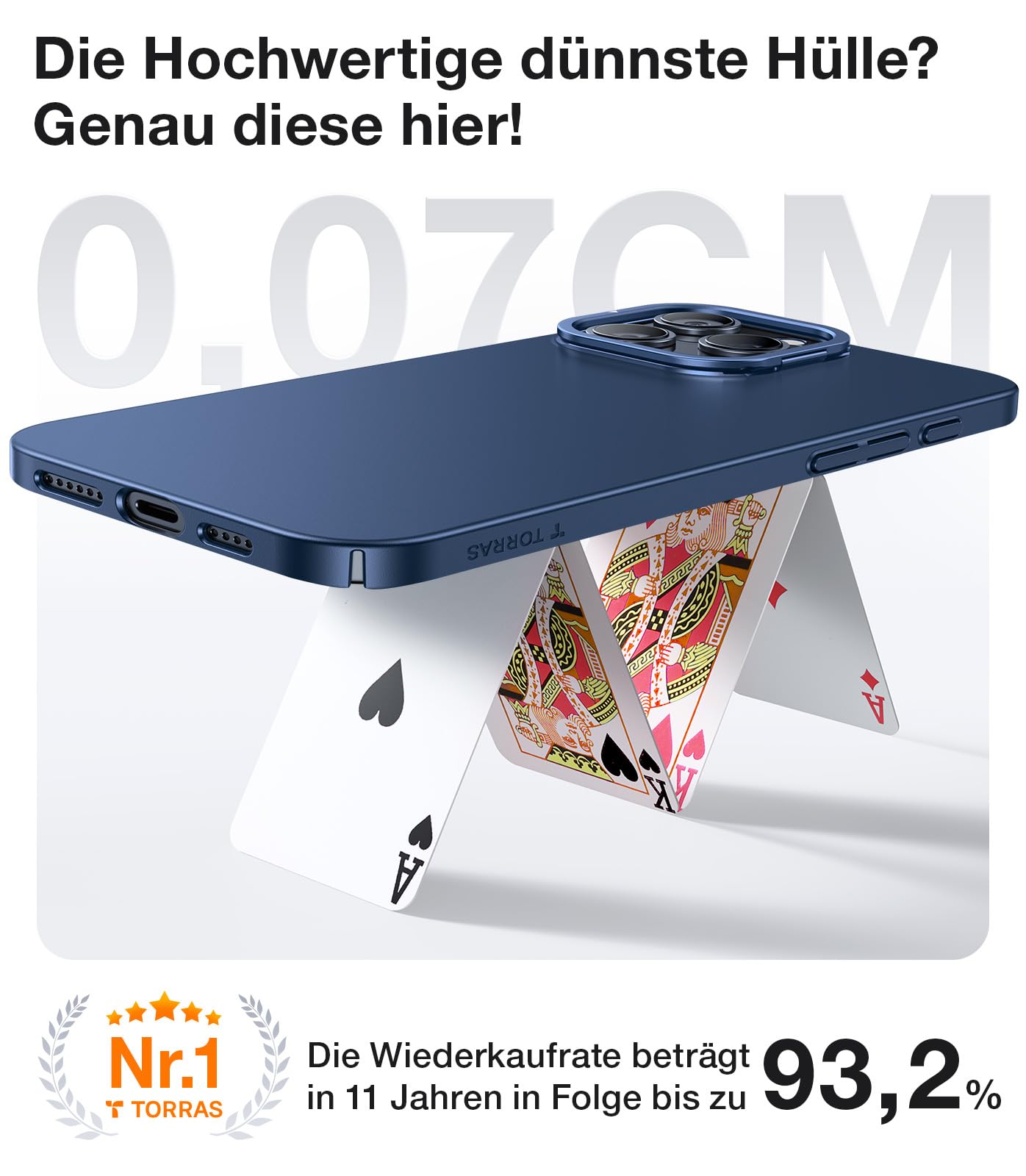 Ultra dünne MagSafe transparente iPhone Hülle