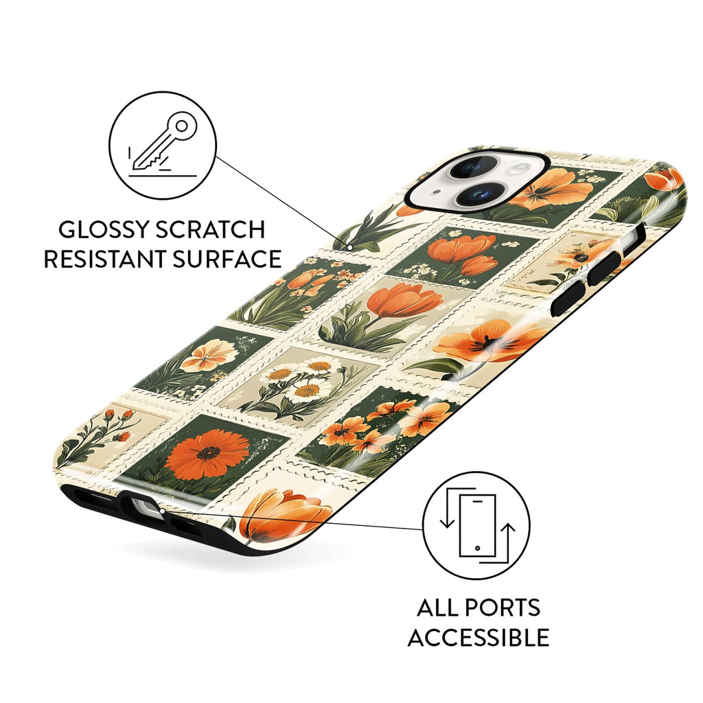 Ästhetische gemusterte iPhone Hülle