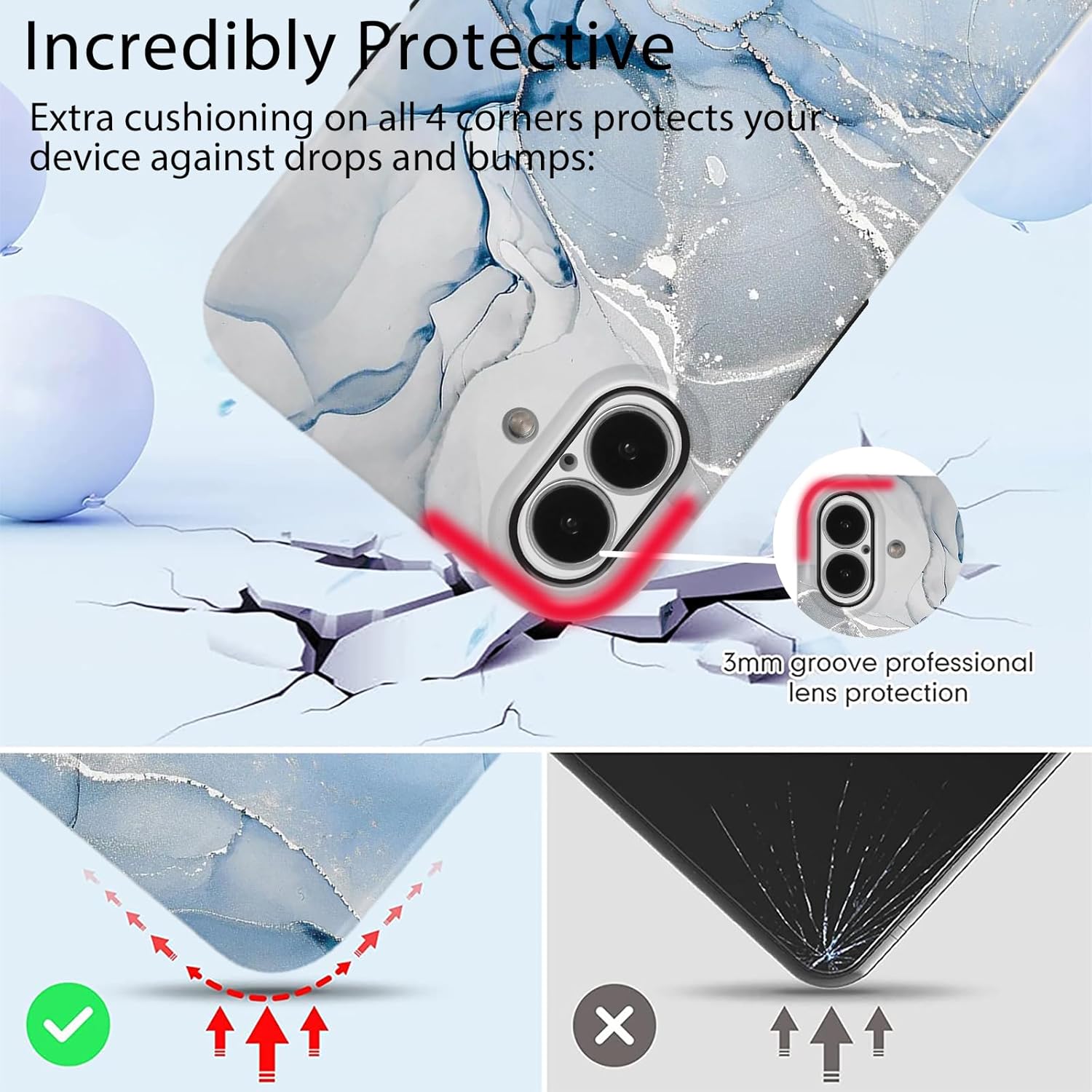Magsafe Mamor design iPhone Hülle