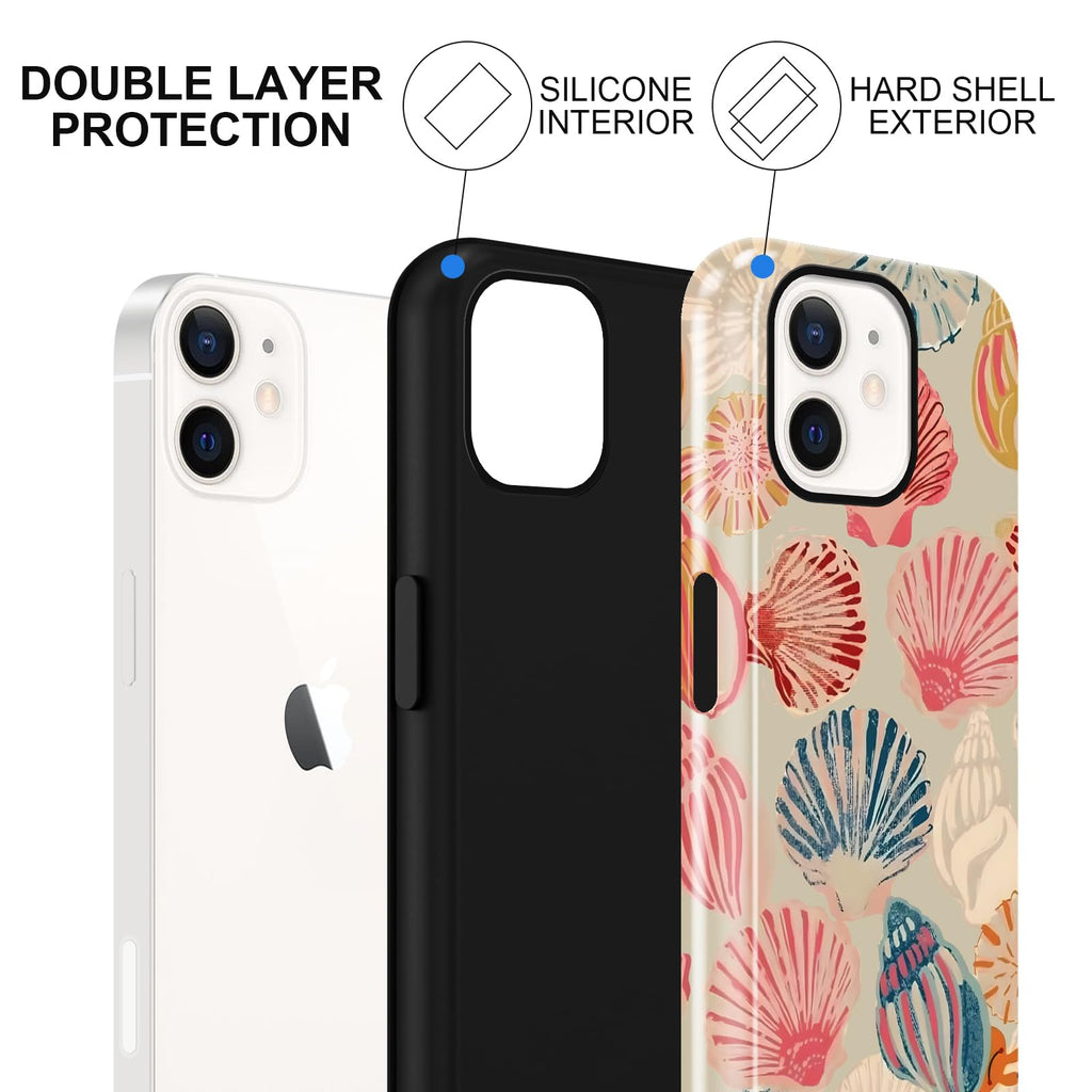 Sommerliche Muscheldesign iPhone Hülle