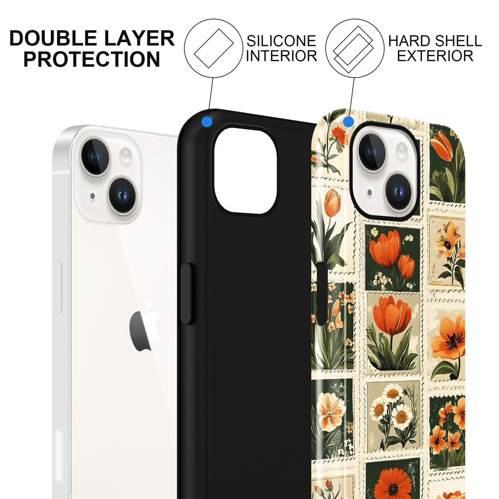 Ästhetische gemusterte iPhone Hülle