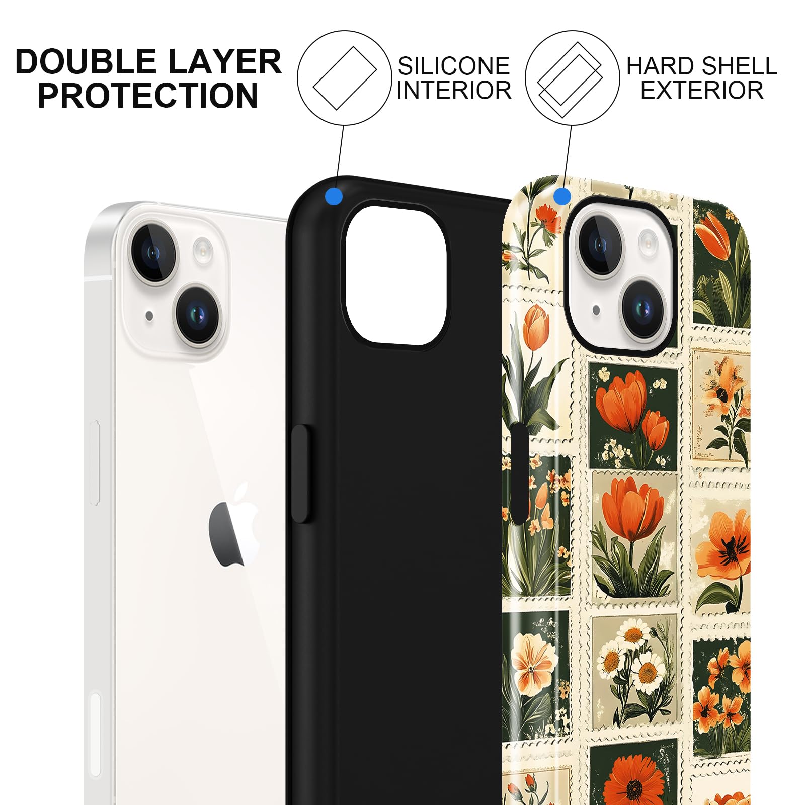 Ästhetische gemusterte iPhone Hülle