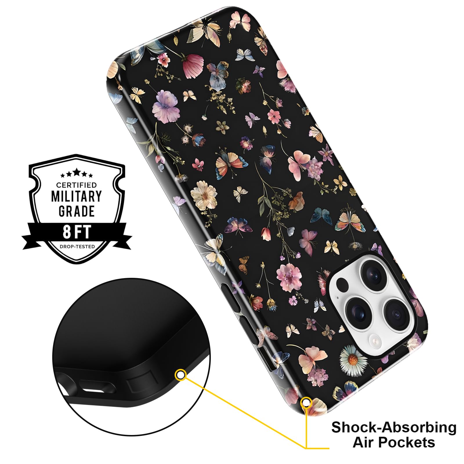 Ästhetische gemusterte iPhone Hülle