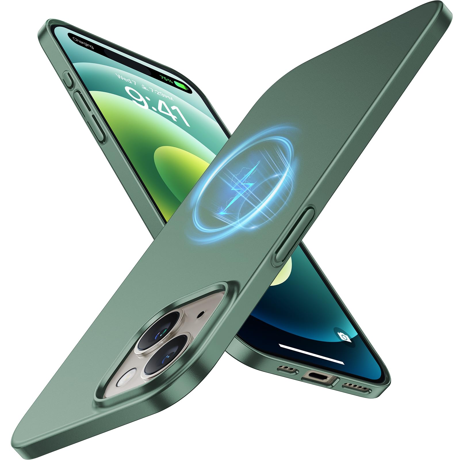 Ultra dünne MagSafe transparente iPhone Hülle