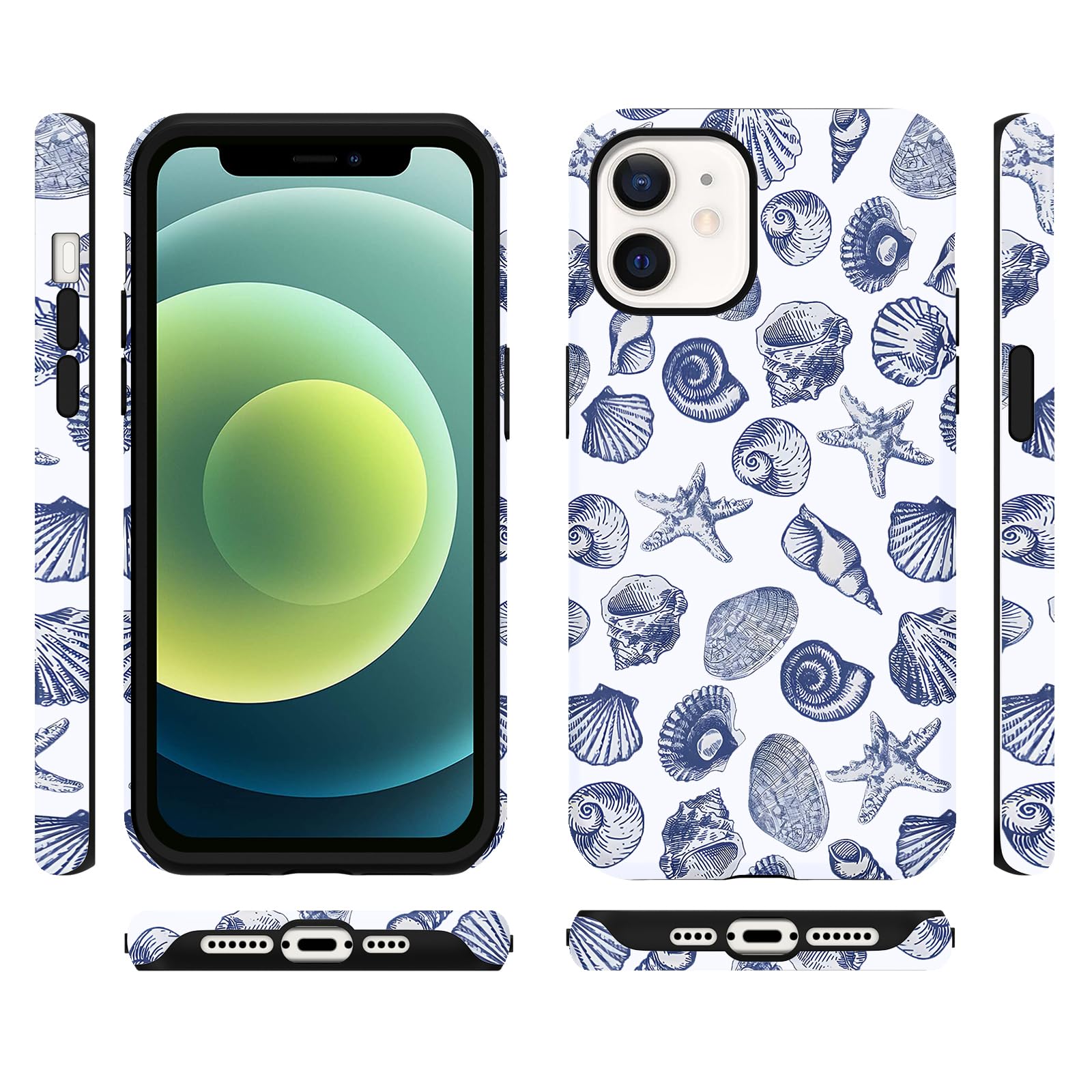 Sommerliche Muscheldesign iPhone Hülle