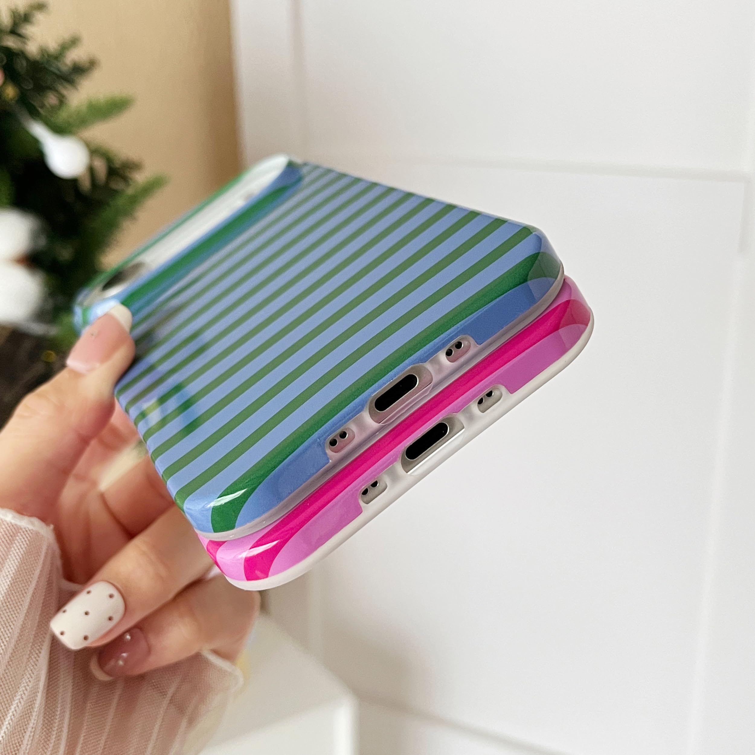 horizontal Striped iPhone Hülle