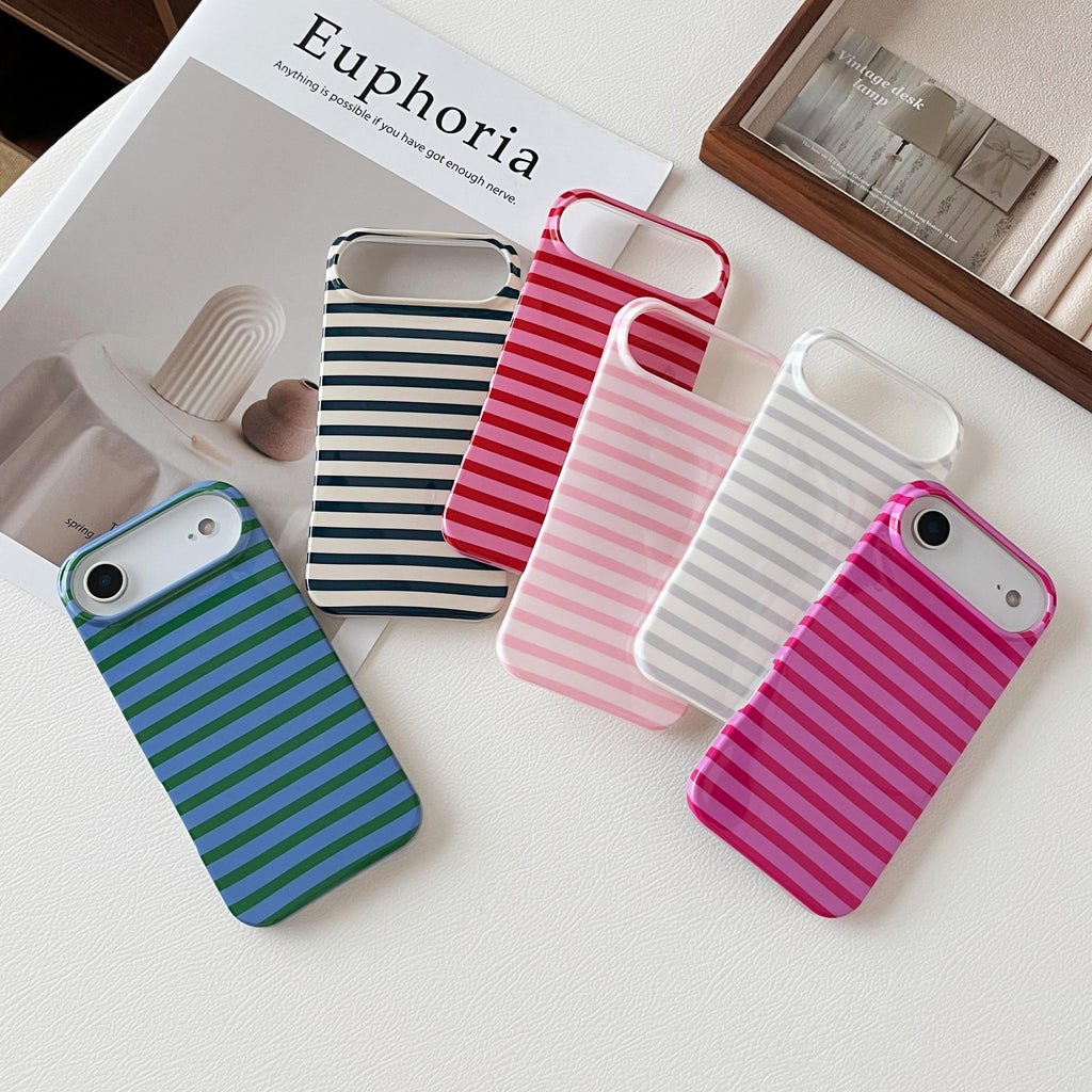 horizontal Striped iPhone Hülle